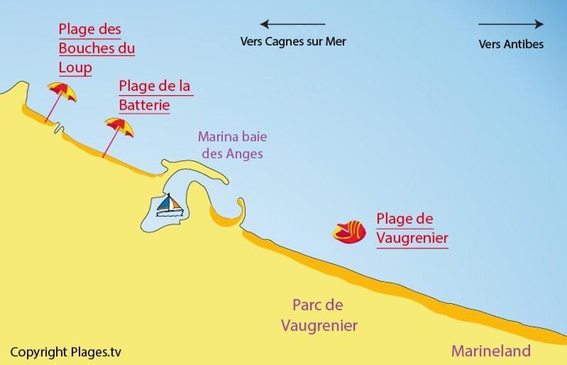 Lovely Apartment In Marina Baie Des Anges- Baronnet - Sew View, Free Parking Spaces On Site, Restaurants, Beach, Supermarket Villeneuve-Loubet Εξωτερικό φωτογραφία